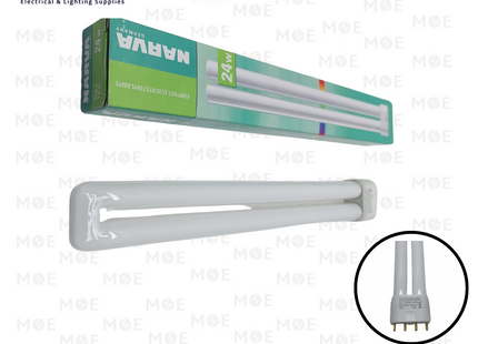 Narva Economic CFL Pin Lamp Cool DayLight 865 4Pin 2G 11 24W | KLD-L 2G11 | لمبة شك توفير كول دايلايت