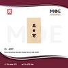 Nour Euro American Socket Outlet Ivory 10A 250V | 733