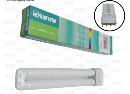 Narva Economic CFL Pin Lamp WarmWhite 830 4Pin 2G 11 18W | KLD-L 2G11 | لمبة شك توفير ورم وايت