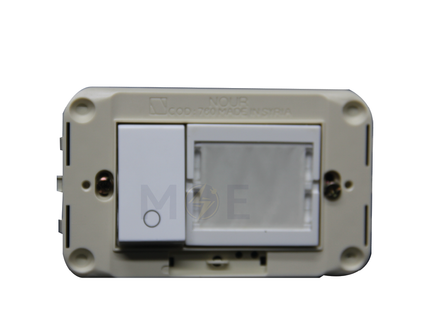 Nour Negropal Shuttered German Socket Outlet Black 16A 250V | 390-BL | بريز شوكو اسود