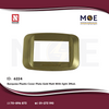 Nour Banquise Plastic Cover Plate Gold Matt With light 3module | 201Gm