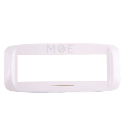 Nour Banquise Plastic Cover Plate White With light 6module | 2016W