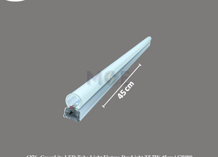 GreenLite LED Tube Light Fixture DayLight T5 7W 45cm | CRI80 | شاسي ليد دايلايت