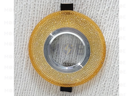 CuperLight Downlight / Spotlight Frame MR16 Crystal Pink Recessed Fix Circular 6cm | سبوت فارغ مدور مخفي كريستال زهري ثابت