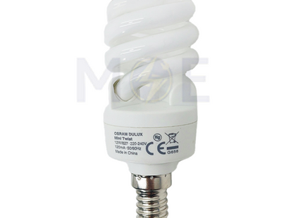 OSRAM Economic CFL Lamp Spiral WarmWhite E14 12W