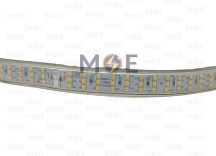 Greenlite SMD LED Strip Light Triple 3Rows WarmWhite 220V 2835 276led | ستريب ليد تربل ورم وايت