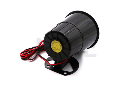 Electronic Reverse Siren Horn 15W 12V DC Black | ES-626