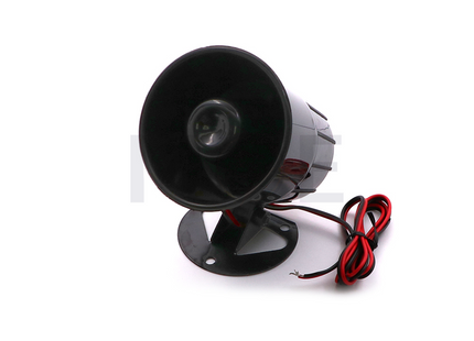 Electronic Reverse Siren Horn 15W 12V DC Black | ES-626 جرس زمور بوق