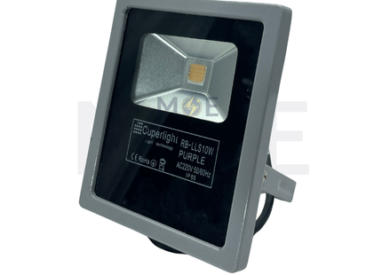 Cuperlight COB LED Floodlight 10W Purple IP65 | RB-LLS-10W | برجكتور ليد انارة مطري رمادي ضو موف