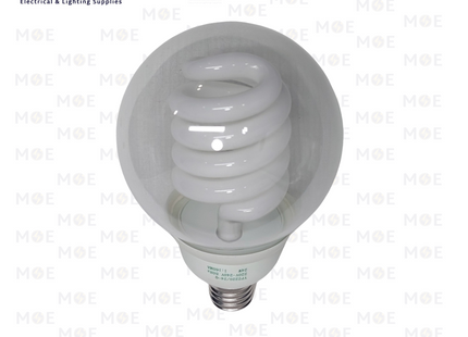 TCL Economic CFL Lamp Clear Ball DayLight E27 24W | لمبة توفير برم بول شفاف دايلايت