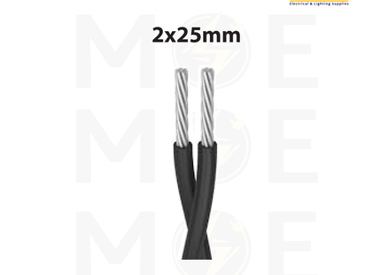 Med Cables KMC ABC Aluminum Cable ( Torsadé ) | EAXT 2x25mm | كابل المنيوم تورسدي