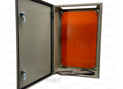 Steel Wall Mount Enclosure With Mounting Plate 60x40x25cm | SS-4-66 | خزانة حديد