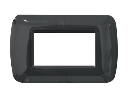 Master Plastic Cover Plate Black 3module | 20-3 | بلاك بلاستيك اسود