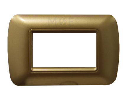 Master Plastic Cover Plate Bronze 3module | 24-3 | بلاك بلاستيك برونز