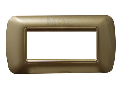 Master Plastic Cover Plate Bronze 4module | 24-4 | بلاك بلاستيك برونز