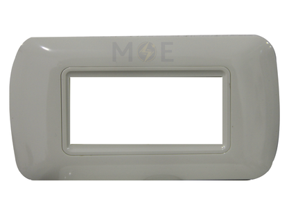 Master Plastic Cover Plate Ivory 4module | 28-4 | بلاك بلاستيك عاجي