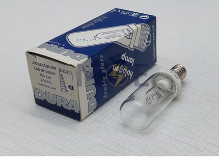 Dura Halogen Lamp WarmWhite Clear E14 40W | ID1300CH | لمبة هالوجين برم