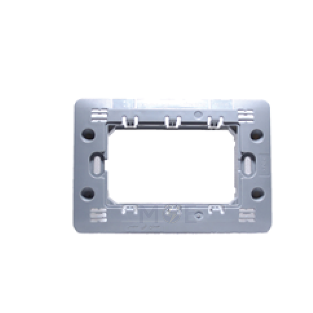 Master Mounting Frame White 3module | 6044 | شاسي مثلثة ابيض