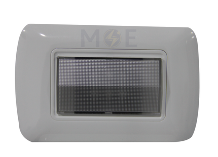 Master White Prismatic Indicator Unit Led White 3Module | 6060 | لمبة اشارة ليد ابيض