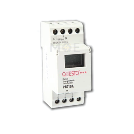 Onesto Weekly Digital Time Switch Din 1min-1week 240V | TIMERDIN RD-TPD1B WEEKLY PTS16A