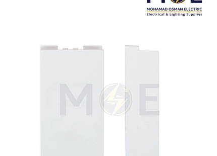 SAS Eco Blank module White | Eco-50-056 | سدة مفردة ابيض