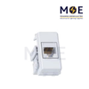 SAS Eco Cat5e Data Socket RJ45 White | 50-684-C5