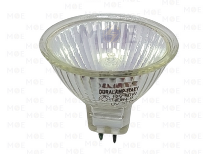 Dura Halogen Spot Lamp Yellow GU5.3 MR16 50W DC 12V | 1D01269Y | لمبة سبوت هالوجين اصفر