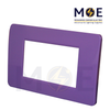 SAS Eco Hams Plastic Cover Plate Dark Purple 3module | Eco-0101-108