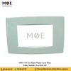 SAS Eco Hams Plastic Cover Plate White 3module | Eco-0101-101