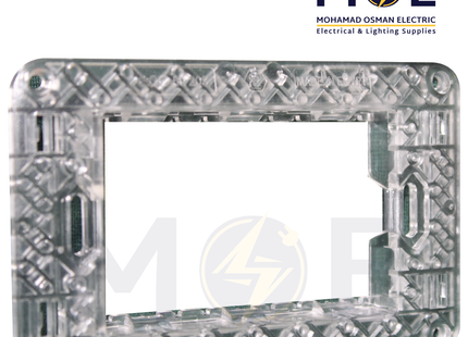 SAS Eco Mounting Frame Transperent 3module | Eco-50-203 | شاسي مثلثة بلاستيك