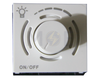 SAS Eco Rotary Light Dimmer White 1P 500W 220V 1module | Eco- 50- 803