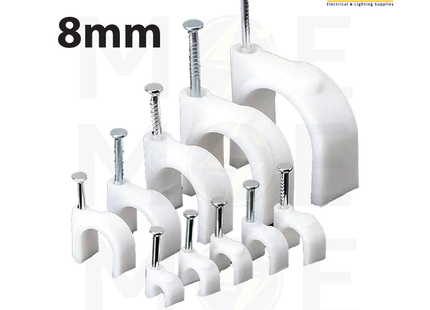 GiantLok Cable Clips / Wall Wire Clips 8mm | GC-2 | اتاش للكابل
