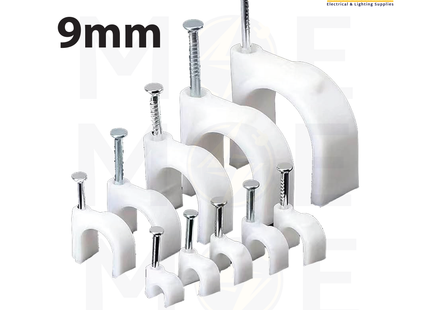 GiantLok Cable Clips / Wall Wire Clips 9mm | GC-2.5 | اتاش للكابل