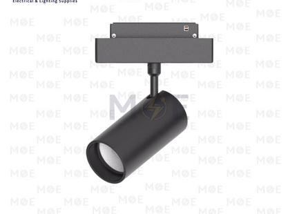 Lotus LED Magnetic Track Spot light Black WarmWhite 5.5x12.5cm 10W | miniLED28 | سبوت ليد سكة مغناتيك اسود ورم وايت