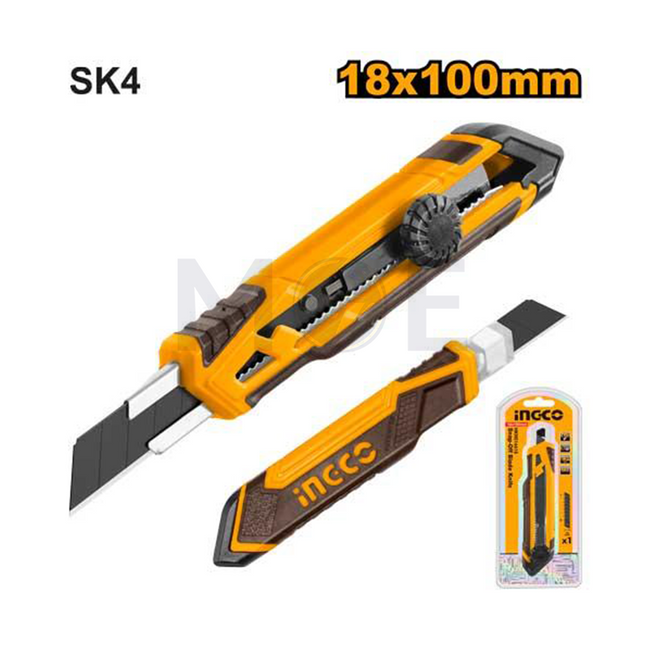 INGCO Snap Off Blade Knife 18x100mm | HKNS16618