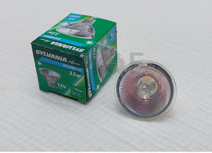 Sylvania Halogen Spot Lamp GU4 MR11 WarmWhite Clear 35W DC 12V | 22339 | لمبة سبوت هالوجين ورم وايت