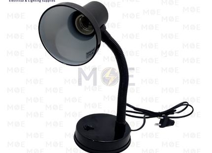 Friend Basic Desk Lamp With Power Switch Black E27 | غلوب طاولة للدراسة مع مفتاح اسود