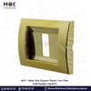 Abbas/ Idea Elegance Plastic Cover Plate Gold 3module | Elg-8121