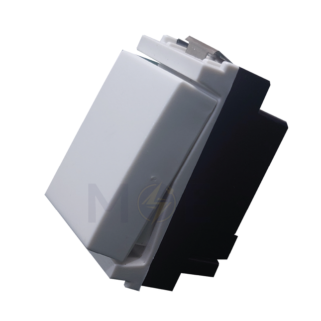 Glamour 1Way Switch White 16A 250V | 16021-White | مفتاح مفرد ابيض