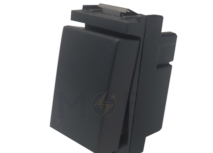 Glamour 2Way Switch Gray 16A 250V | 16025 | مفتاح دركسيون رمادي اسود