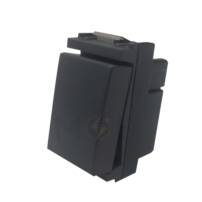 Glamour 2Way Switch Gray 16A 250V | 16025 | مفتاح دركسيون رمادي اسود