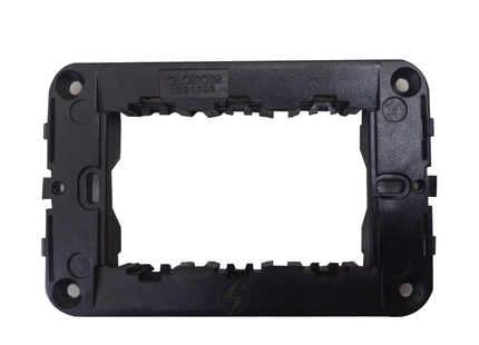Glamour Mounting Frame Black 3module | SB1003 | شاسي مثلثة اسود