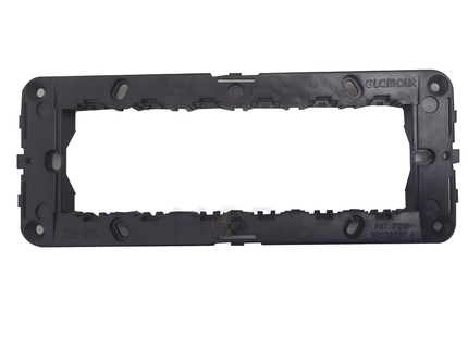 Glamour Mounting Frame Black 6module | SB1010 | شاسي مسدسة اسود