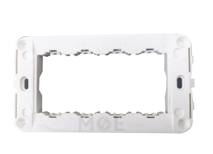 Glamour Mounting Frame White 4module | SB1008 | شاسي مربعة ابيض