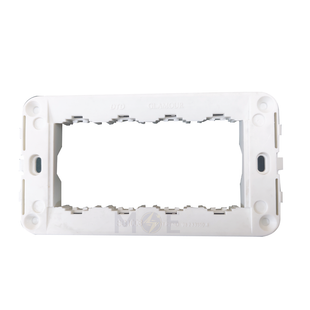 Glamour Mounting Frame White 4module | SB1008 | شاسي مربعة ابيض