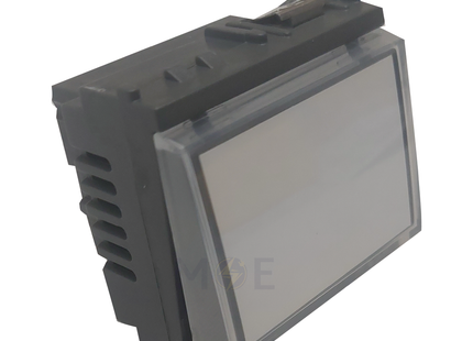 Glamour Push Button With Label Holder Gray 10A 3W 24V | 16190 | كباس باسم رمادي اسود