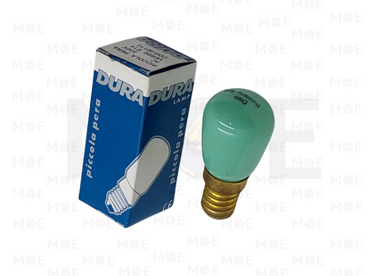 Dura Piccola Pera Incandescent Lamp SPA Pygmy Green 3C E14 13W | 112 | لمبة عادي برم سن رفيع برفان اخصر
