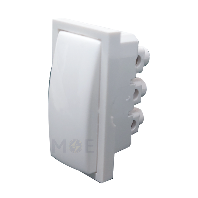 Golden Rose Doorbell Switch/ Push Button White 1Module | 303 | كباس جرس داخلي مفرد ابيض