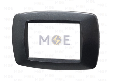 Golden Rose Golden Triple Cover Plate Lead 3module | 888-Lead | بلاك بلاستيك رصاصي