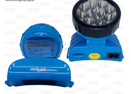 DP Rechargeable Headlamp 12 LED | LED-722B | انتريك راس ليد تشريج